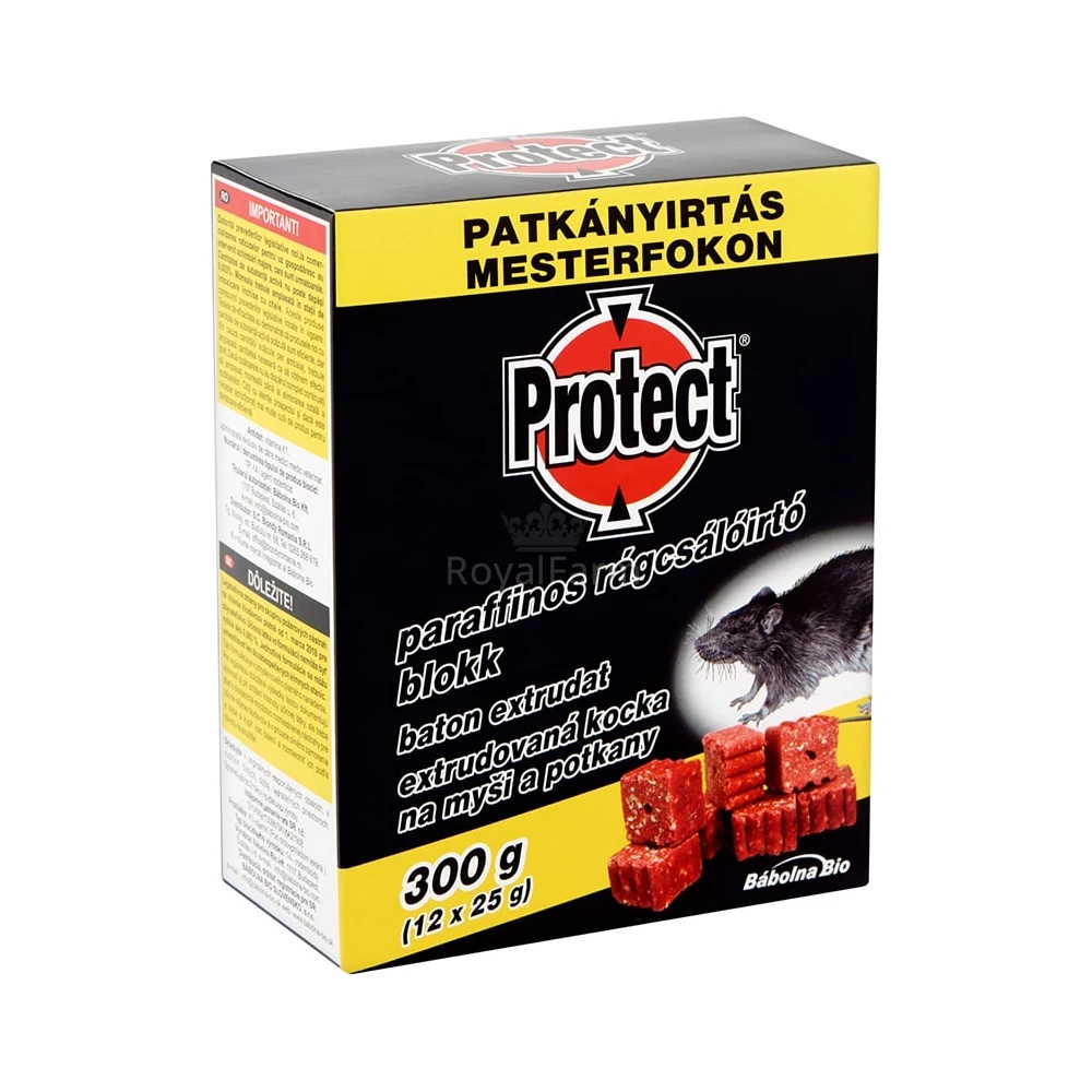 PROTECT PARAFINOS RÁGCSÁLÓÍRTÓ BLOKK 300G