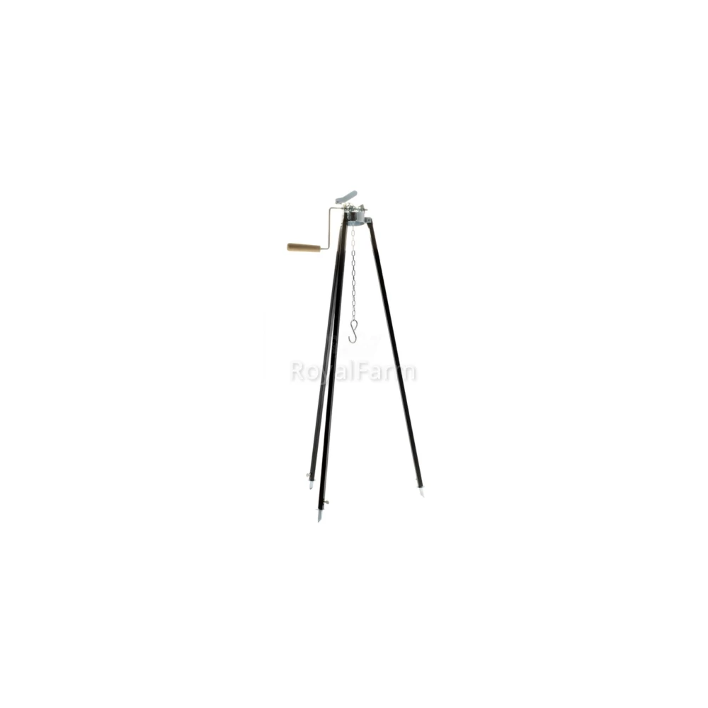 Állítható bográcsállvány tekerős 180/100 cm