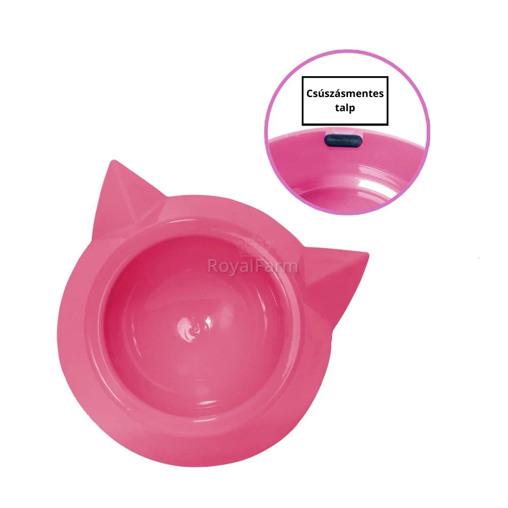 Macskafejes etető-itatótál 150 ml
