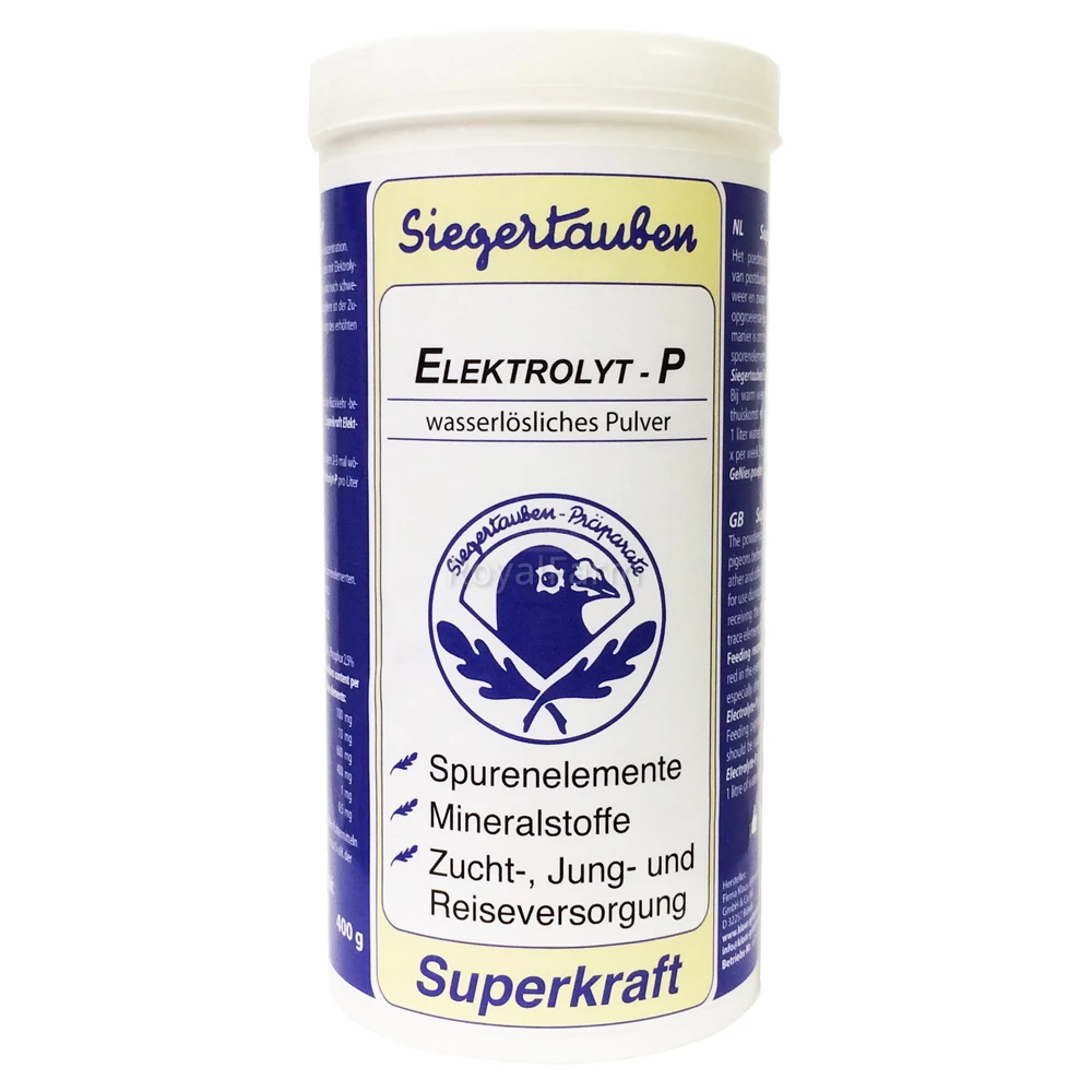 Siegertauben – Superkraft Elektrolyt-P - versenygalamboknak