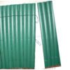 PLASTICANE félovális profilú műanyag nád, 17 mm, PVC 1m x 3m Zöld