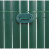 PLASTICANE félovális profilú műanyag nád, 17 mm, PVC 1m x 3m Zöld