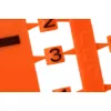 Jelölő gyűrű galambjelölő "OnCard"Ø 5 mm számozott - fluor narancs