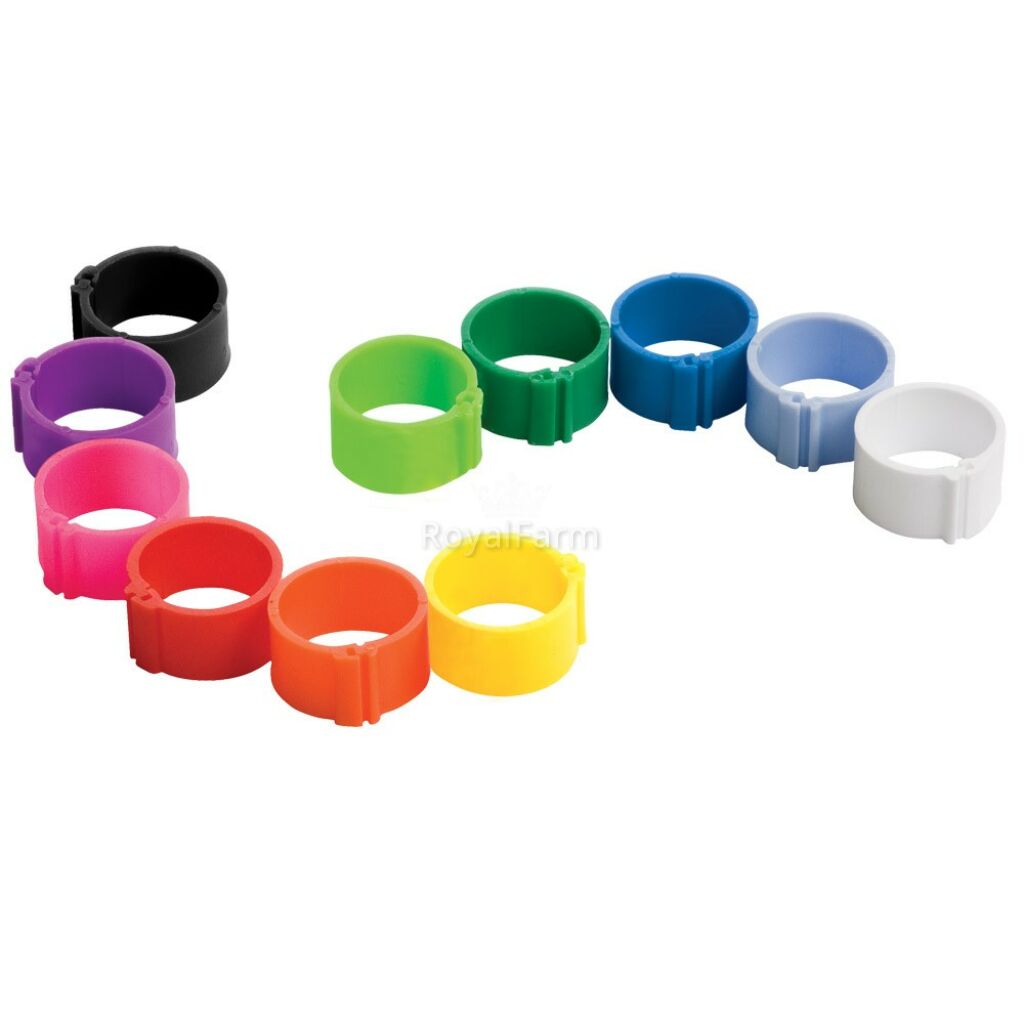 Jelölő gyűrű galambjelölő pattintós választható színben és méretben 100db/csomag