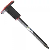 Véső spicz 400x19mm  tenyérvédős MUTA