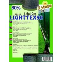 Árnyékoló háló Lighttex 1.5x10m zöld 80%