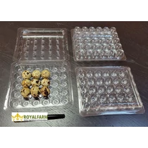 Műanyag fürjtojás tartó 30 darabos