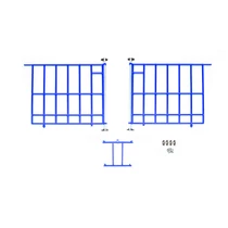 Fészekajtó, erősített kék