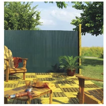 PLASTICANE félovális profilú műanyag nád, 17 mm, PVC 2m x 3m Zöld