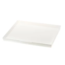 Téglalap alakú műanyag tálca 39,4x29,6x2,9 cm
