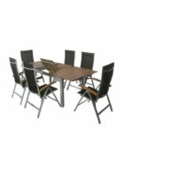 HECHTMONTANA - Kerti bútor (1db asztal+6db szék)