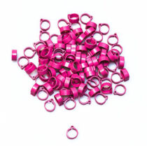 Prémium gyűrűk Ø8x5mm sorszámozott 1-50-ig 50 db/csomag, többféle színben