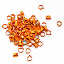 Prémium gyűrűk Ø8x5mm sorszámozott 1-25-ig 25 db/ csomag, többféle színben