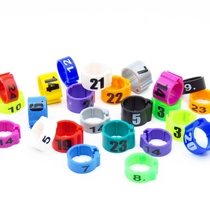 Jelölő gyűrű galambjelölő pattintós 1-12-ig számozott - többféle színben és méretben kapható
