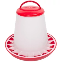 Baromfi önetető fedéllel, 6 kg, piros